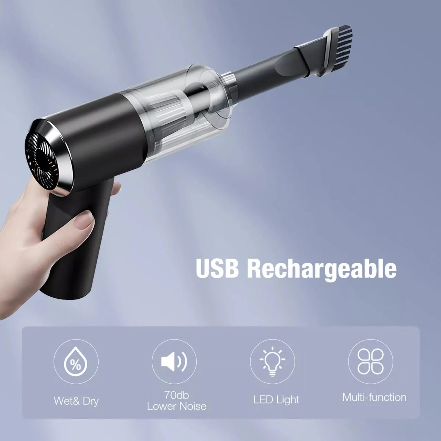 3 in 1 Mini Portable Vacuum Cleaner