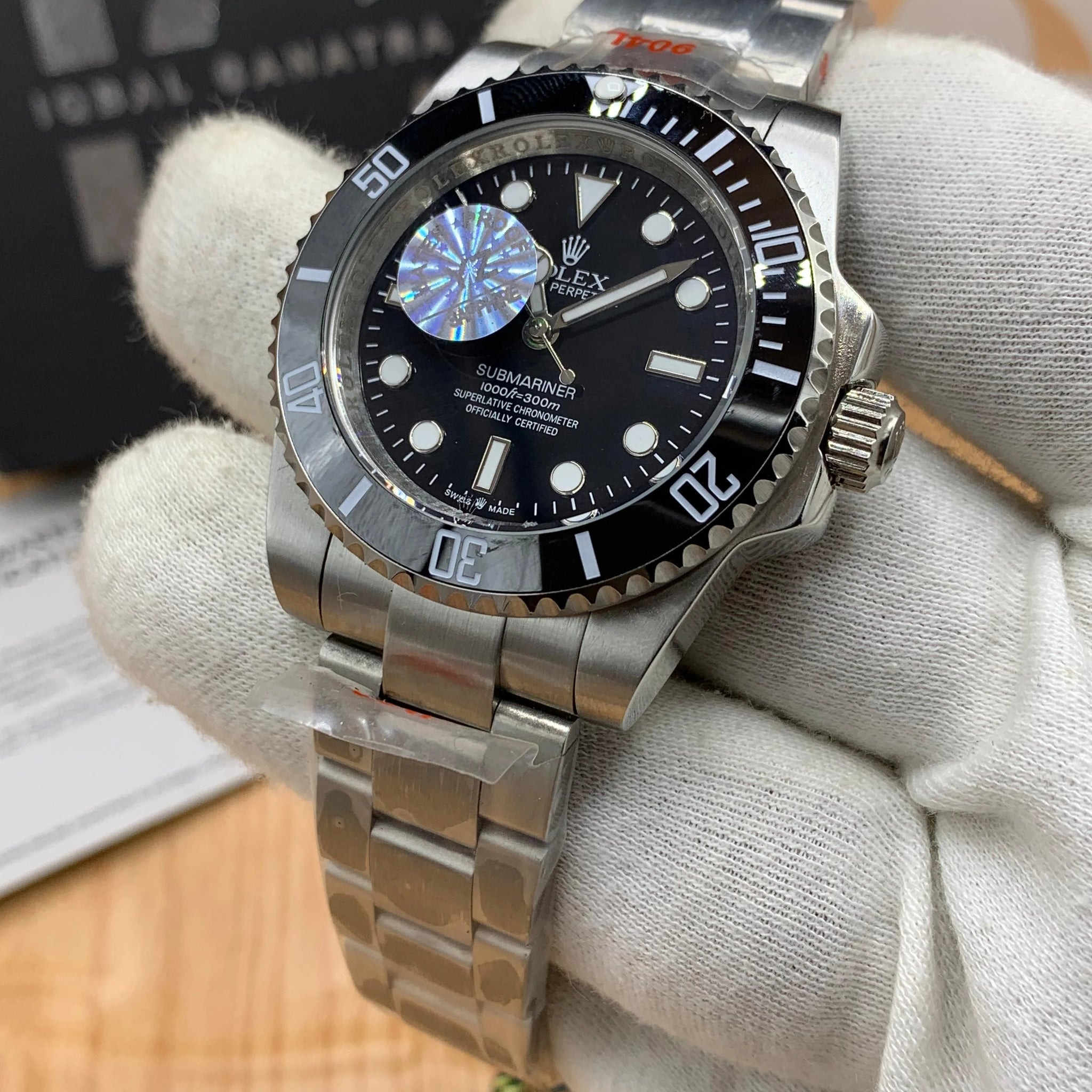Submariner Silver Black